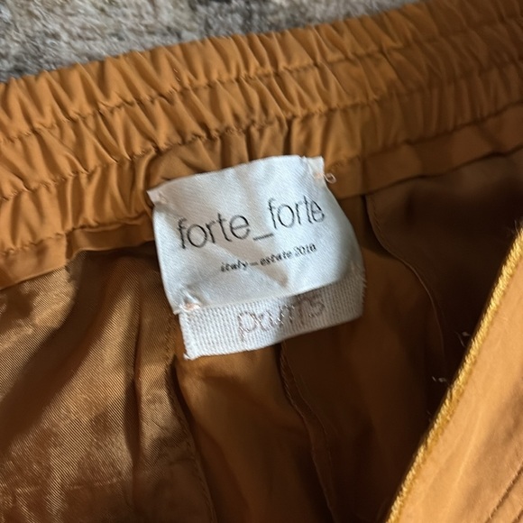Forte Forte women’s pants - size 0 - 100% cotton - golden/mustard color - Picture 3 of 7